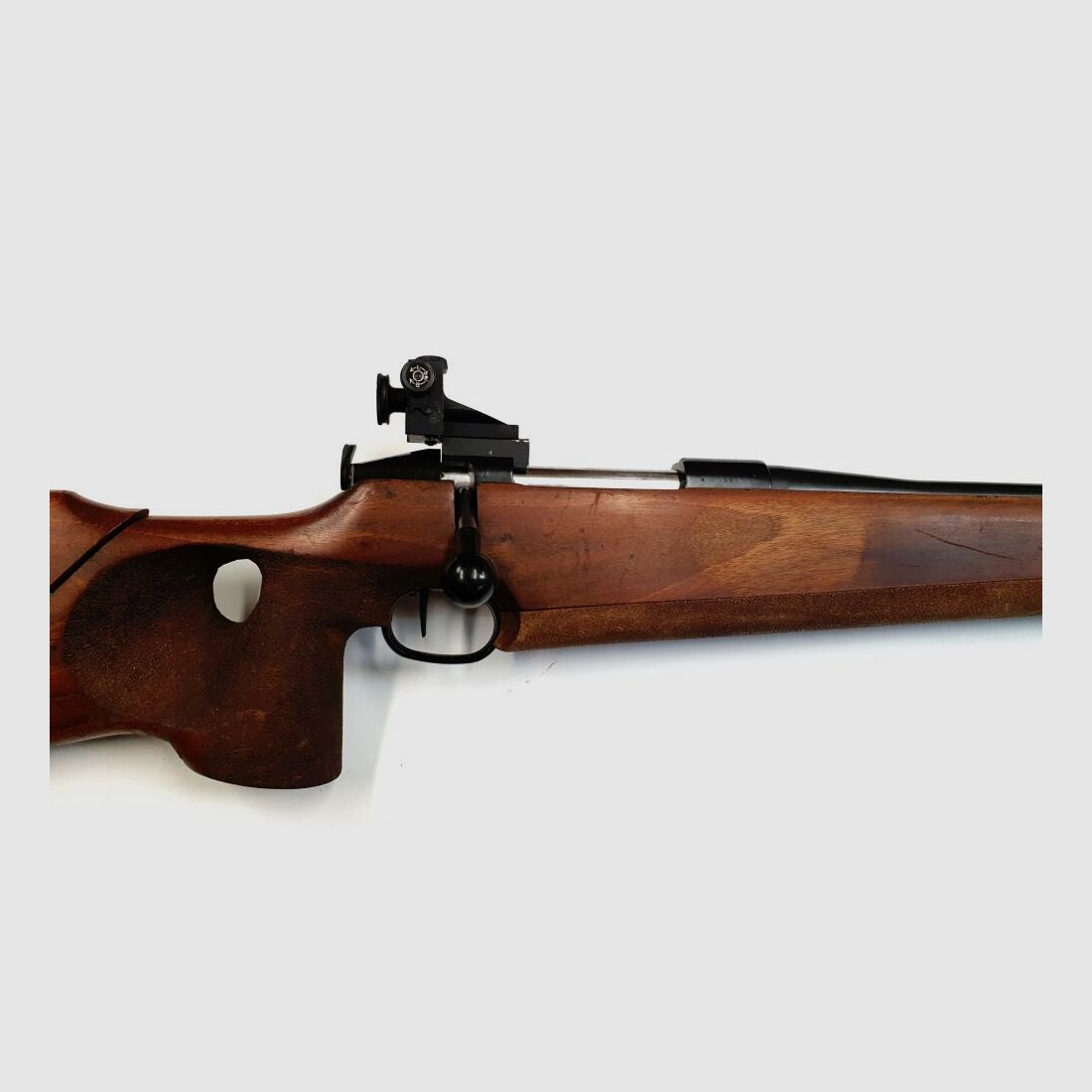 Walther !!Collector's item!! Single-shot rifle, Walther JR Biathlon in caliber .308Win with diopter