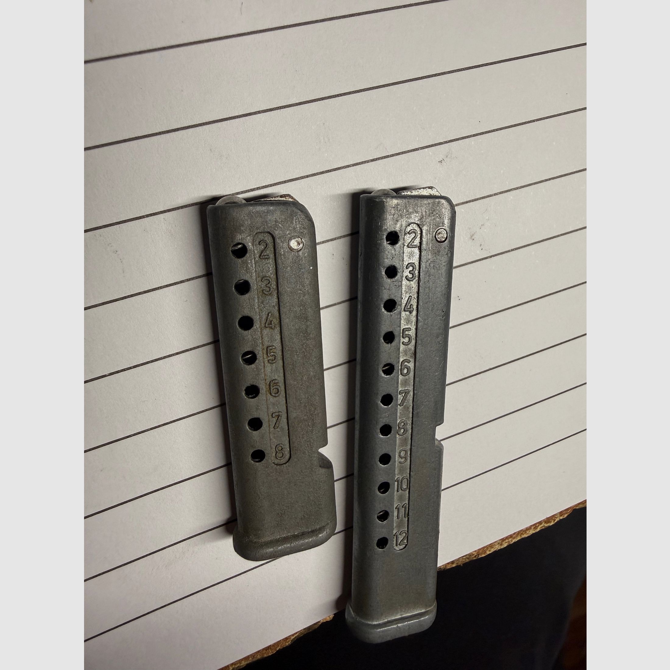 Haenel Magazine Luftgewehr 2 piezas DDR Original 8 y 12 310 #1