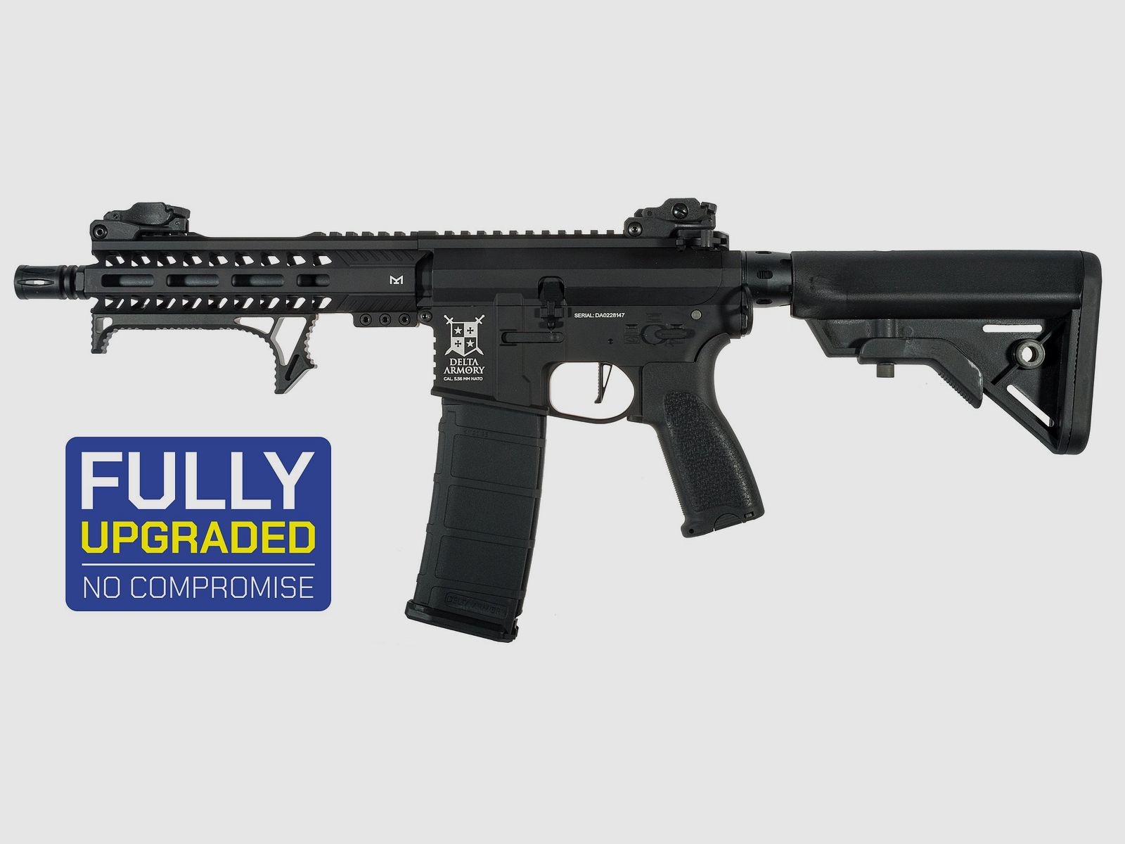 AR15 M-LOK ALPHA ETU Schwarz frei ab 14 max. 0.5 Joule - Delta Armory