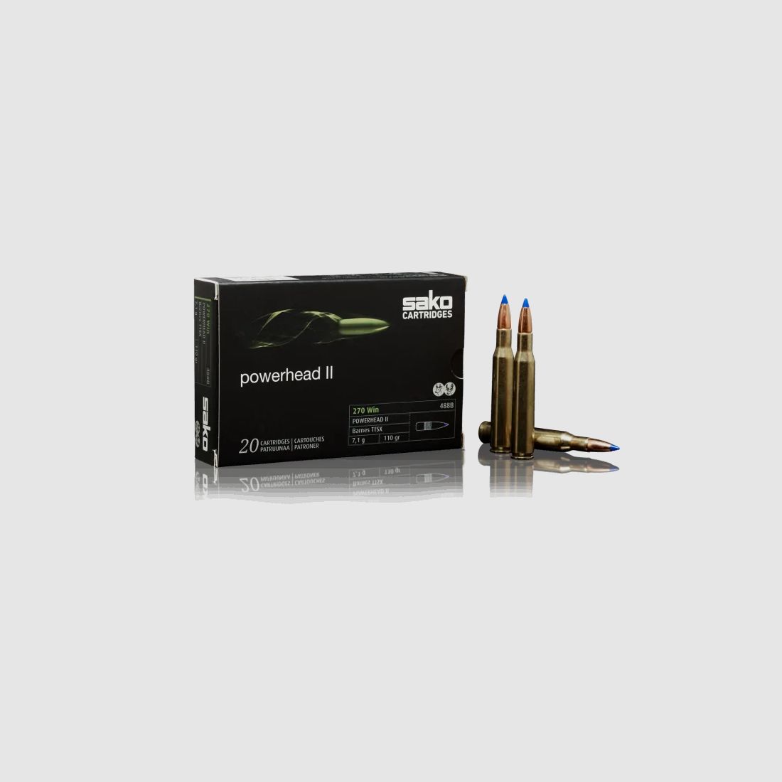 SAKO POWERHEAD II .300 WIN MAG munición para rifle