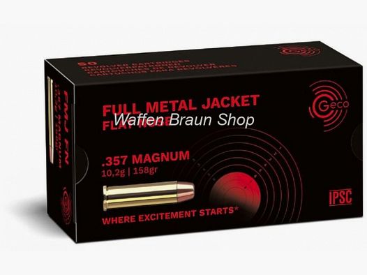 GECO PATR .357 MAG VM-Flachkop 158 grain 50 STK