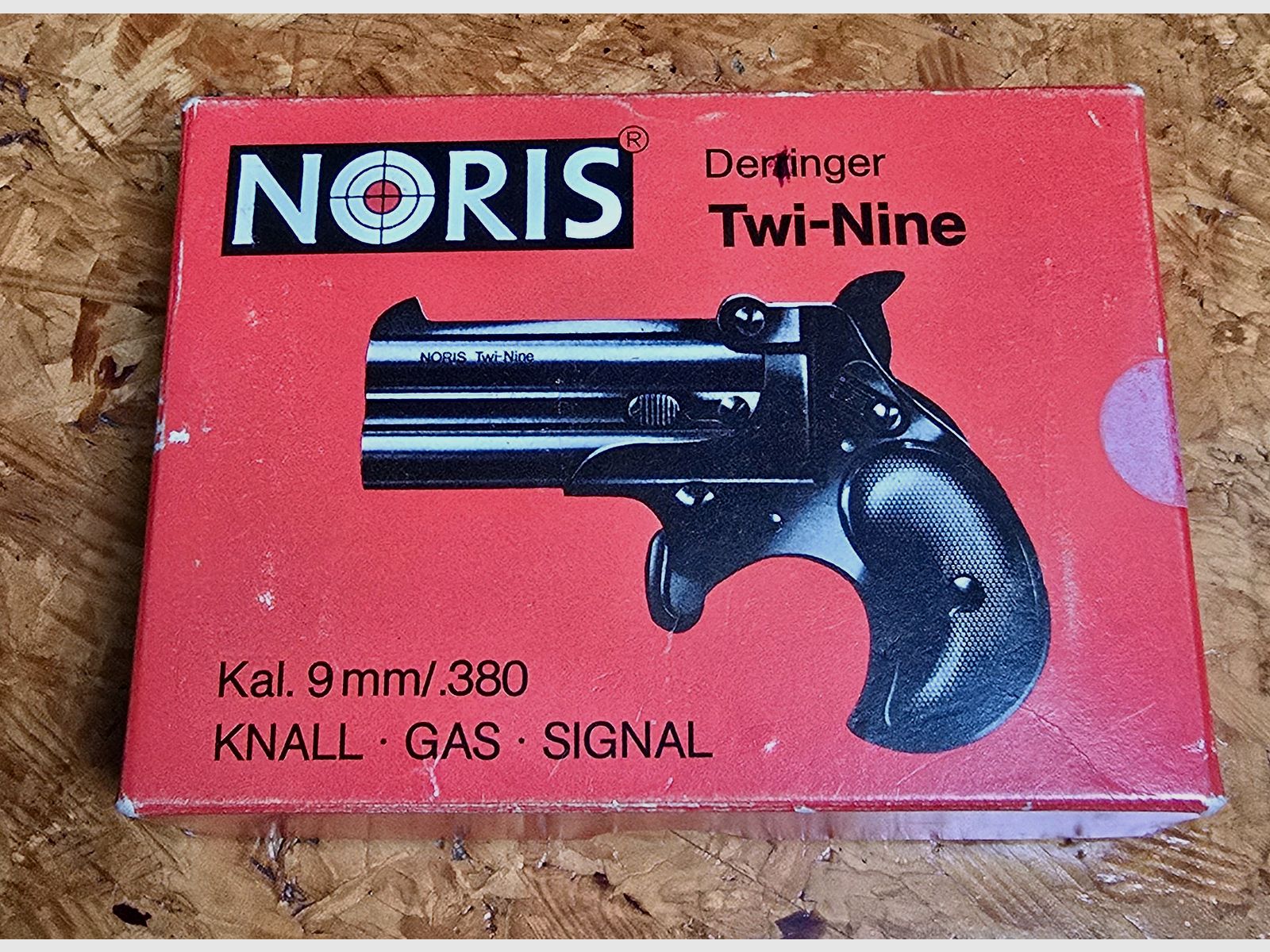 Derringer Noris Twi-Nine, ptb 276, vernickelt, 9mm r. knall