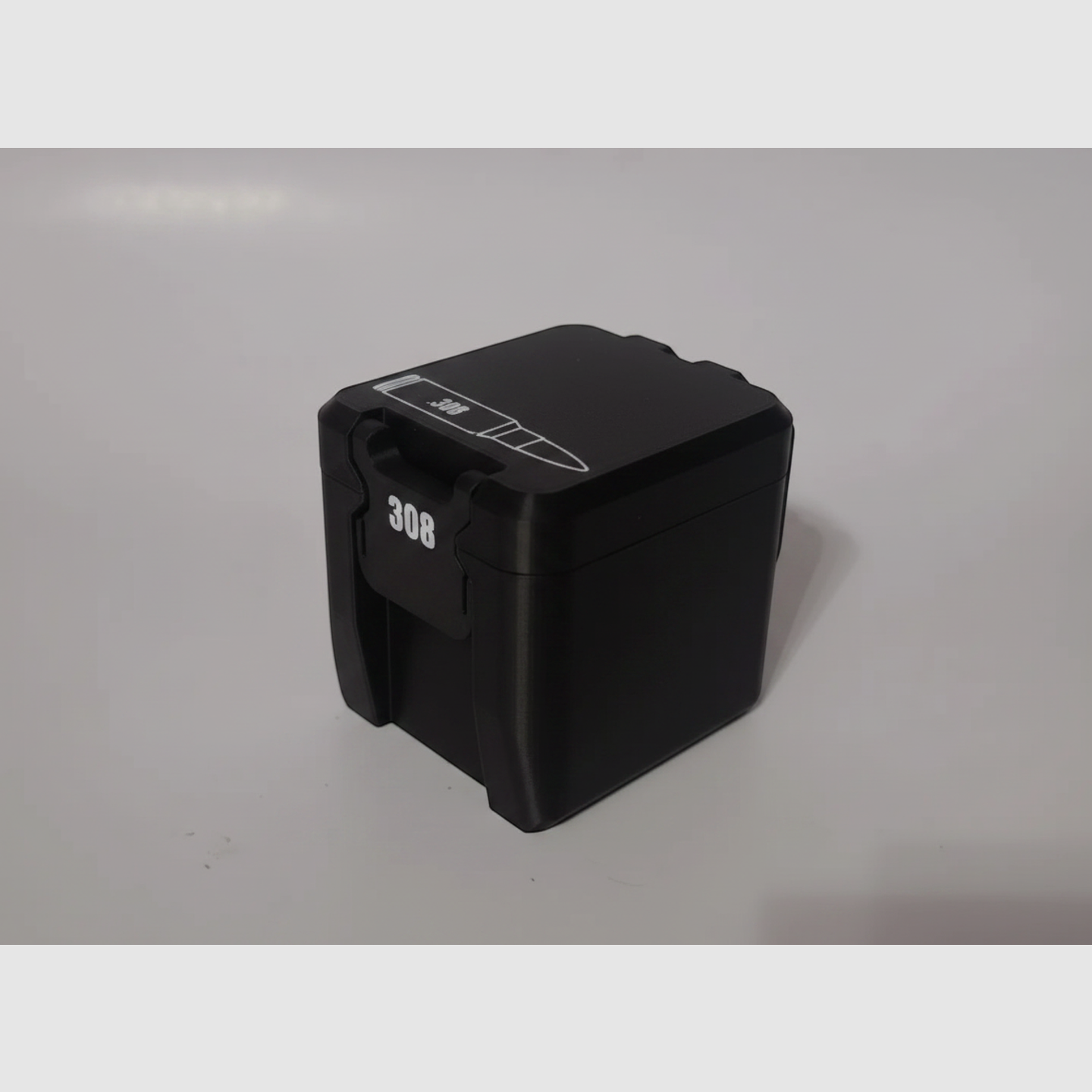 Filamelt ammunition box / 308 Winchester / 'folding / locking lid' / cartridge box, ammo box, image 6 of 10