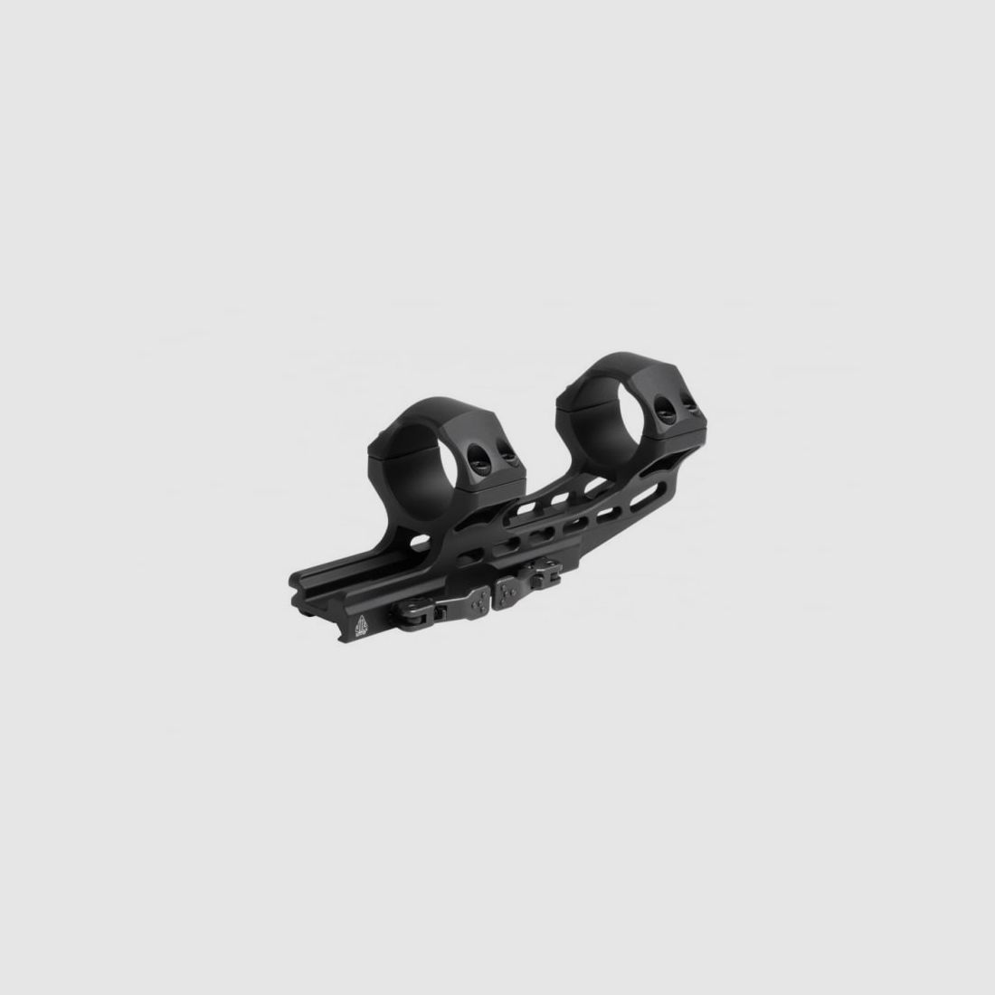 UTG Accu-Sync QR anneaux Picatinny de 30 mm à profil haut avec déport de 50 mm, noirs, image 2 sur 5