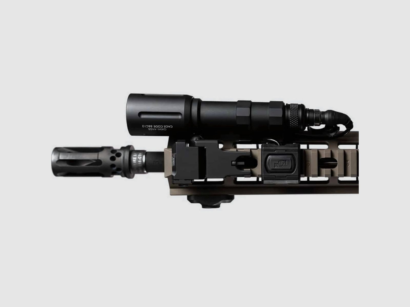 Modlite – Wapenlamp voor lange wapens PLHv2-18650 Complete – Dual Fuel – Black, afbeelding 6 van 8