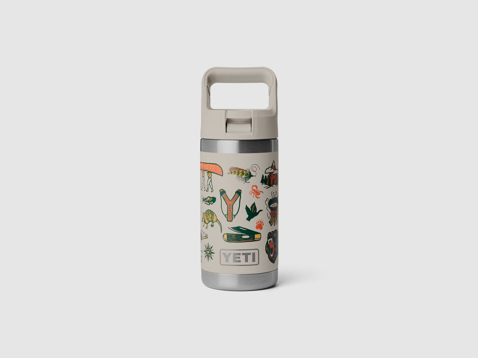 YETI® Flasche Rambler JR 12 Oz Straw Bottle - Cape Summer Camp, Bild 1 von 4