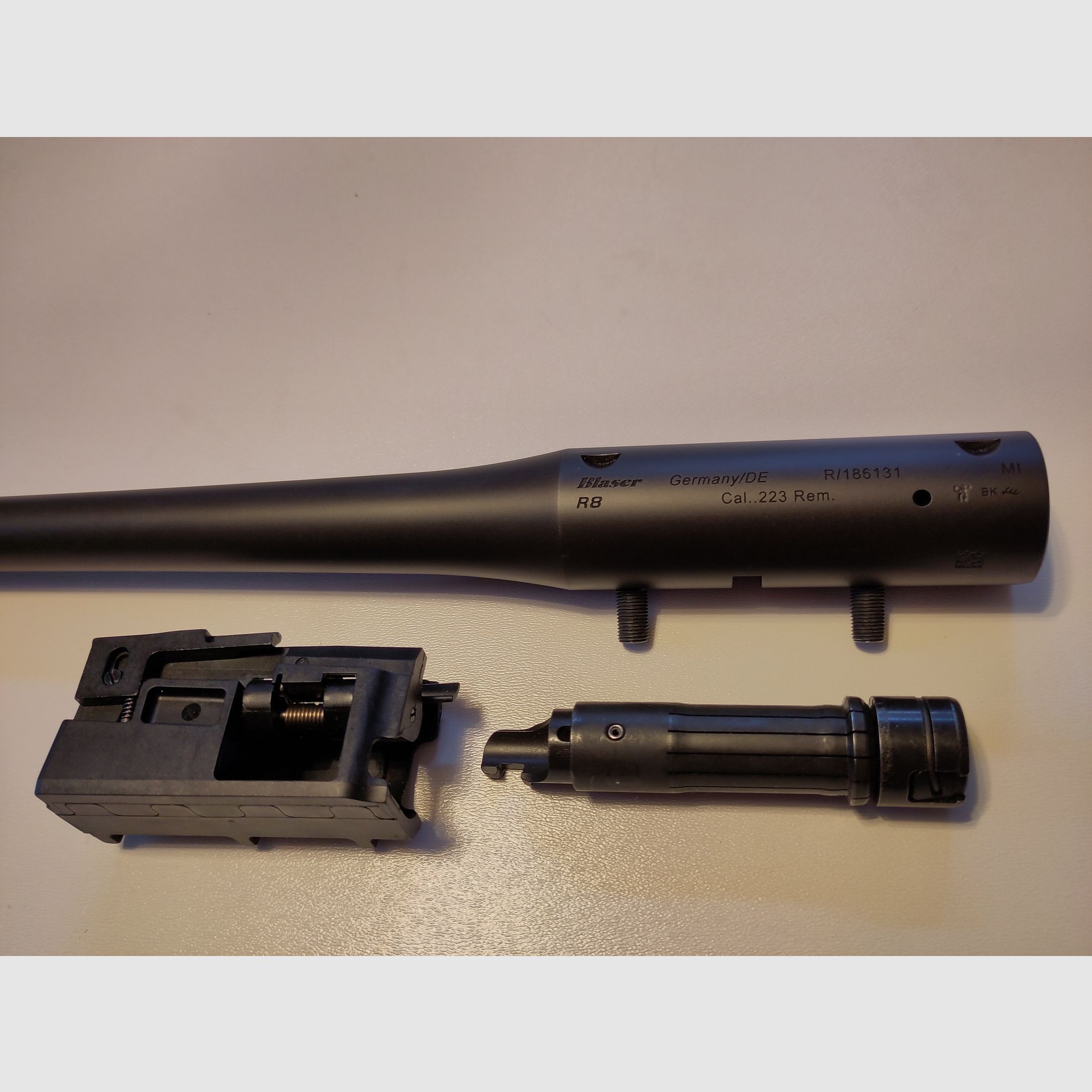 Blaser R8 wymienny bieg .223REM w komplecie z głowicą zamka i wkładem magazynka