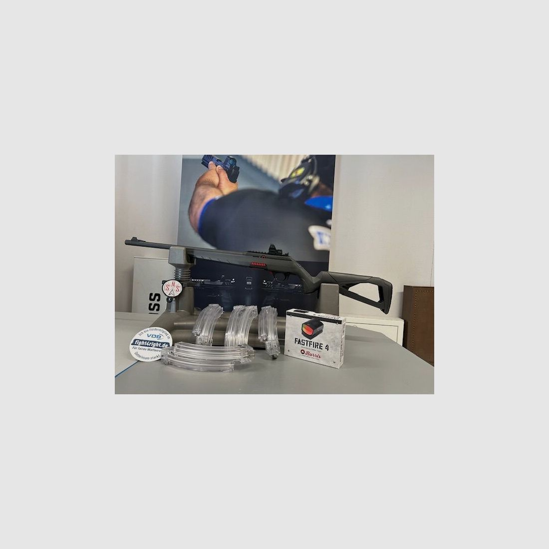 Treuil Winchester. Filetage Wildcat