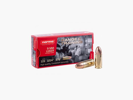 NORMA 9mm FMJ-115gr
