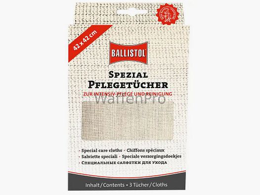BALLISTOL Waffenpflegetücher Spezial 3er-Pack