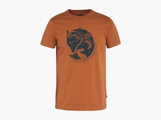 Fjällräven Herren T-Shirt Arctic Fox Terracotta Brown