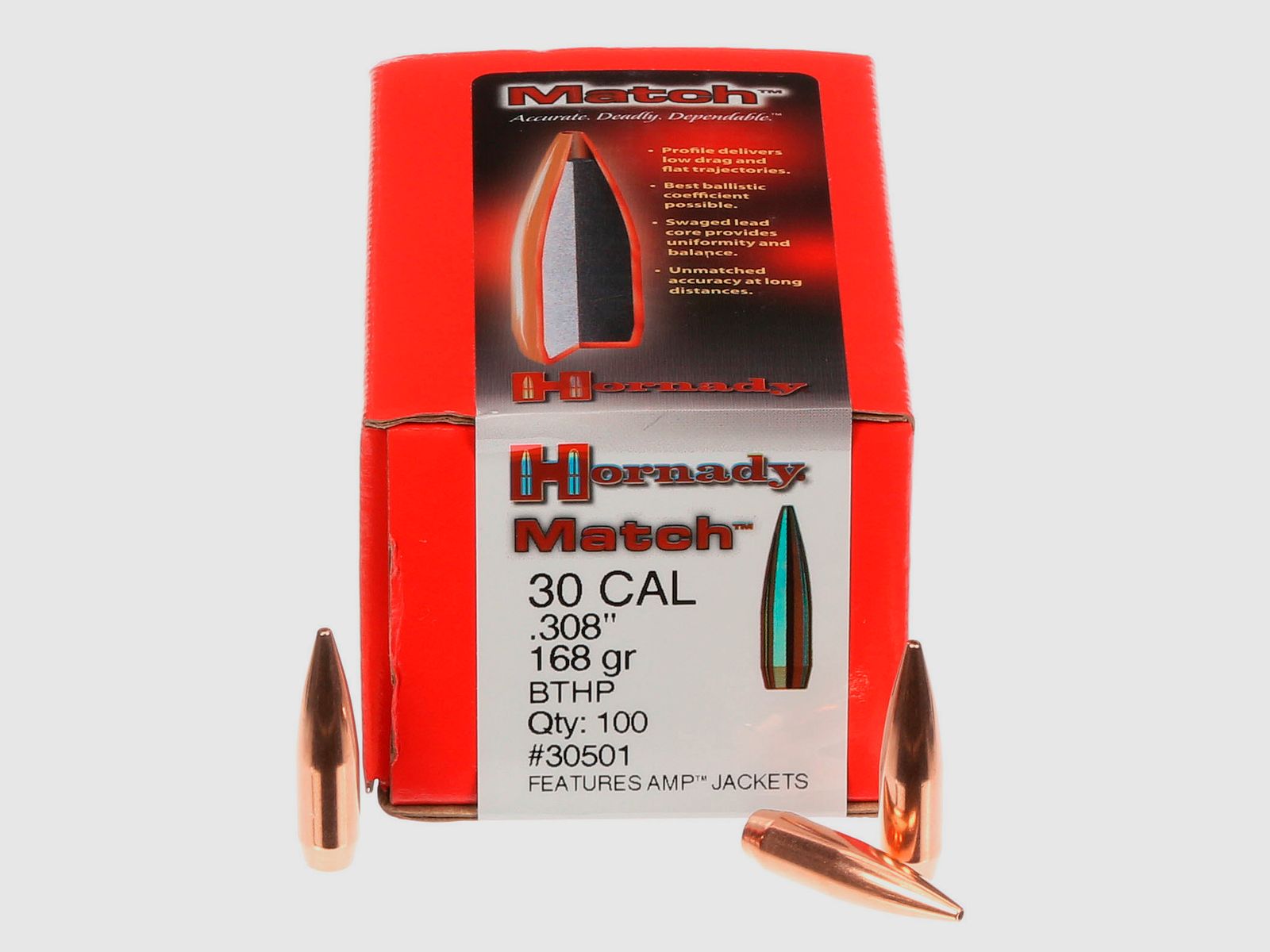 Hornady Pociski .224, 68gr, BTHP Match, 4500 sztuk