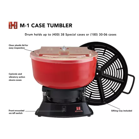 Hornady – tumbler vibratorio M-1 para limpiar vainas, imagen 4 de 4