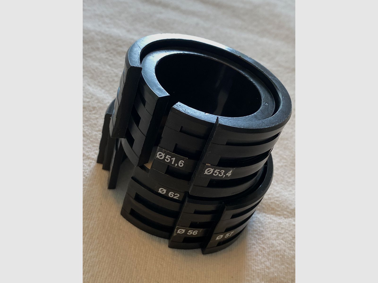 Reducer rings for mounting night vision attachment