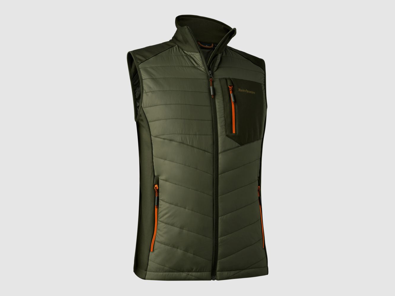 Chamois wattierte Weste - Forest Green – Größe: 2XL