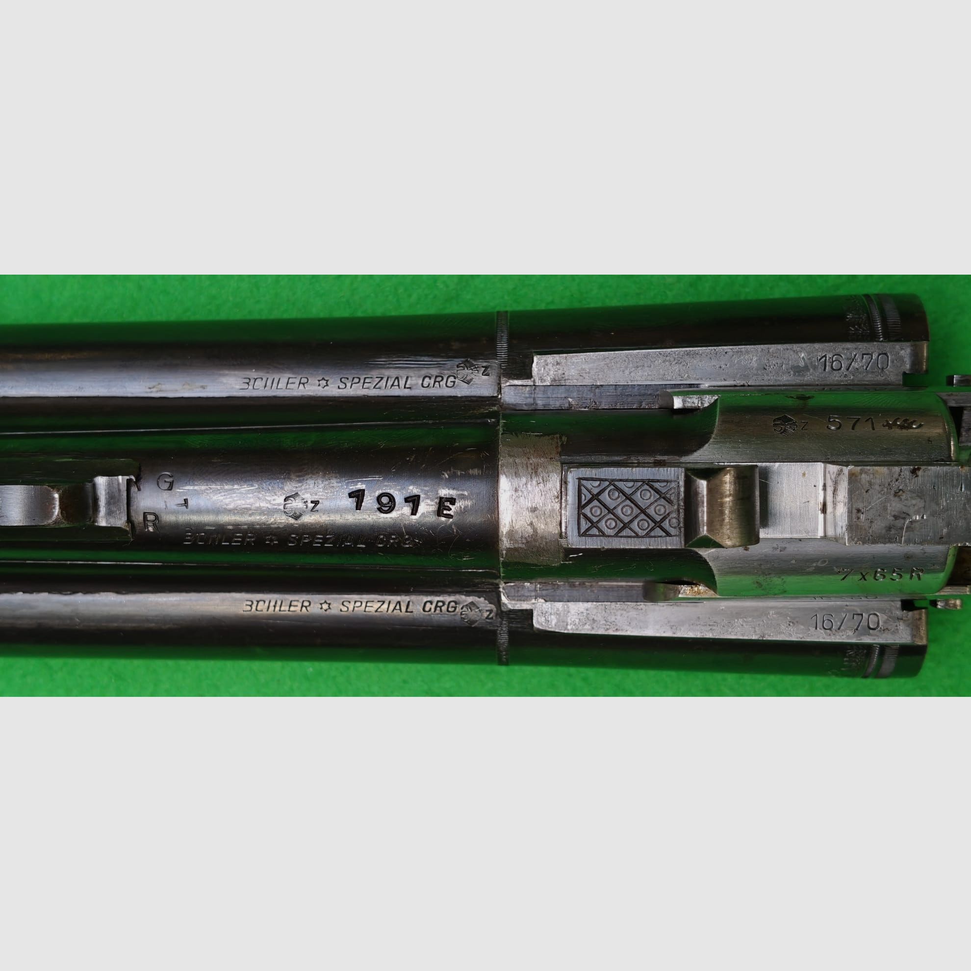 Krieghoff Trumpf – 7x65R / 16/70 mit Einstecklauf .22 Mag