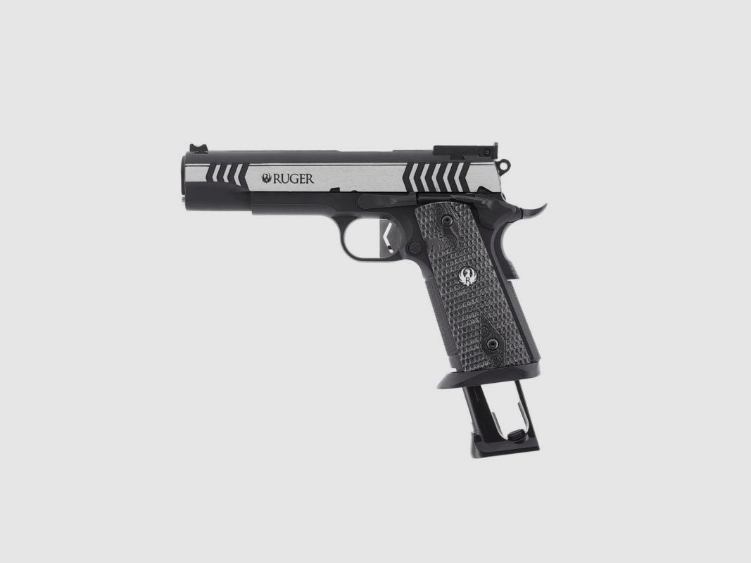 Ruger SR1911 Competition SLV BLK, Cal. 4,5mm; BB Co2; 2 J; 19 colpi, immagine 10 di 20