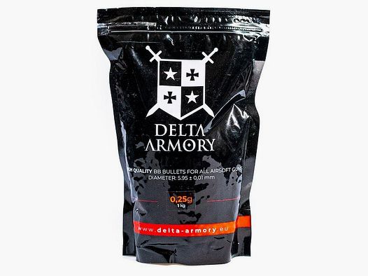 Airsoft BB´s 0.25g (4.000 Stück) diameter 5,95mm - Delta Armory