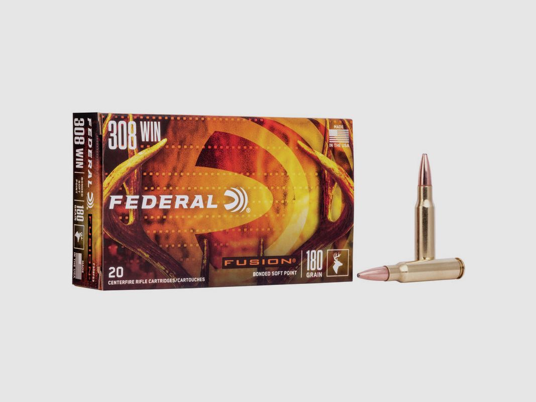 FEDERAL 308 WIN 180 GRS / 11,7 G FUSION INTL 20 STK, Bild 1 von 6