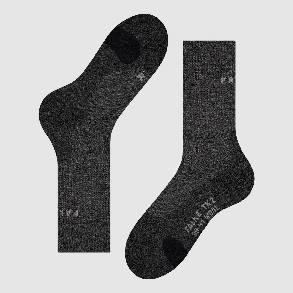 Falke Herren-Trekkingsocken TK2 Explore Wool (Smog)