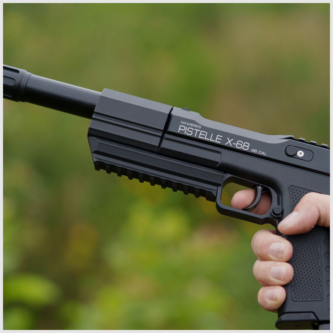 Cubierta de cañón | compatible: Pistol X-68 | adaptado a nuestro cañón de ajuste