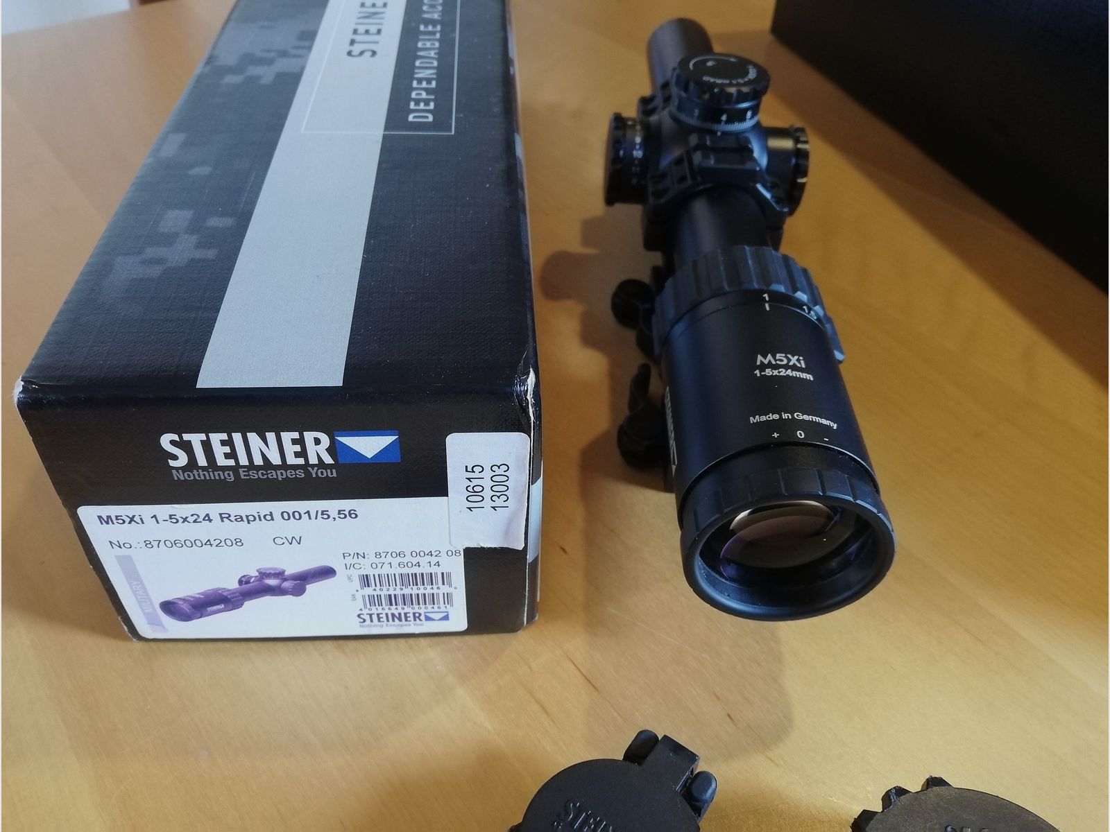 Steiner Shortdot M5Xi 1-5x24 plus Montage 