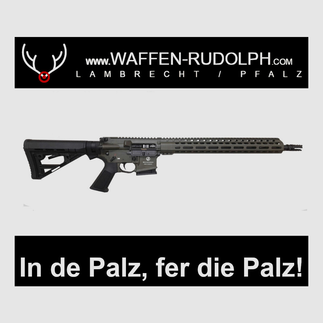 Schmeisser AR15 M5FL Schmeisser M5FL in OD Green caliber 223Rem NEW at Waffen Rudolph
