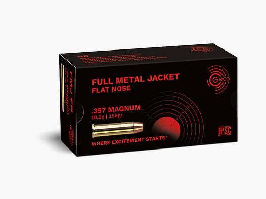 Geco .357 Magnum Pełnopłaszczowy 158 gr. - 50 szt.