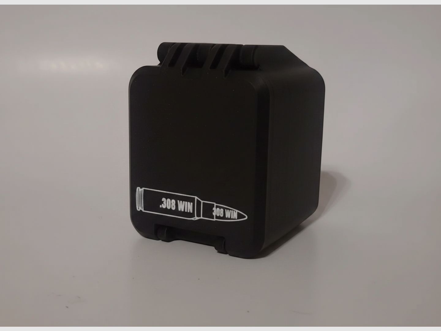 Filamelt ammunition box / 308 Winchester / 'folding / locking lid' / cartridge box, ammo box