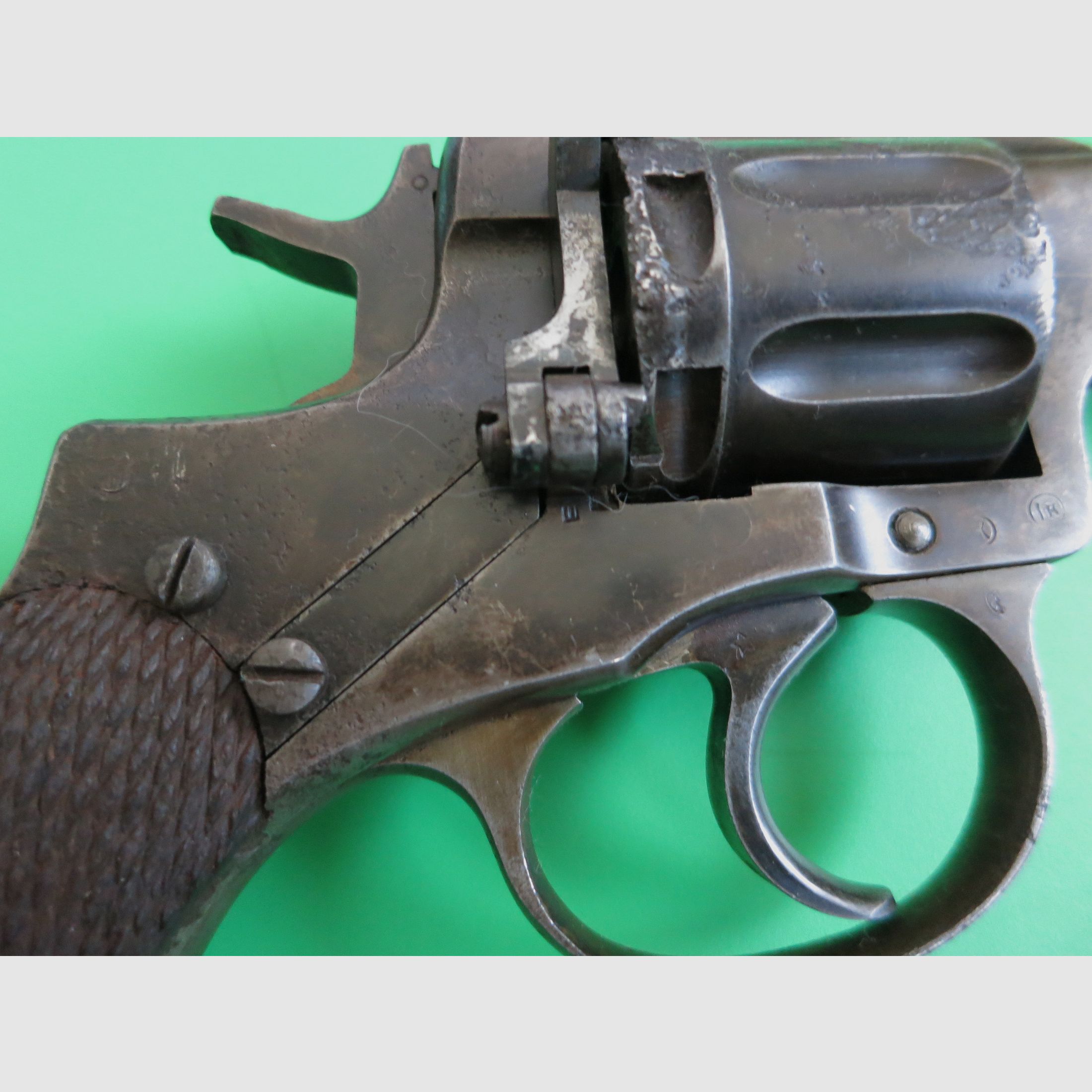 KAISERLICHER RUSSISCHER NAGANT-REVOLVER WW2, 1939, DOUBLE-ACTION-OFFIZIERSMODELL, Tula-Arsenal    #87