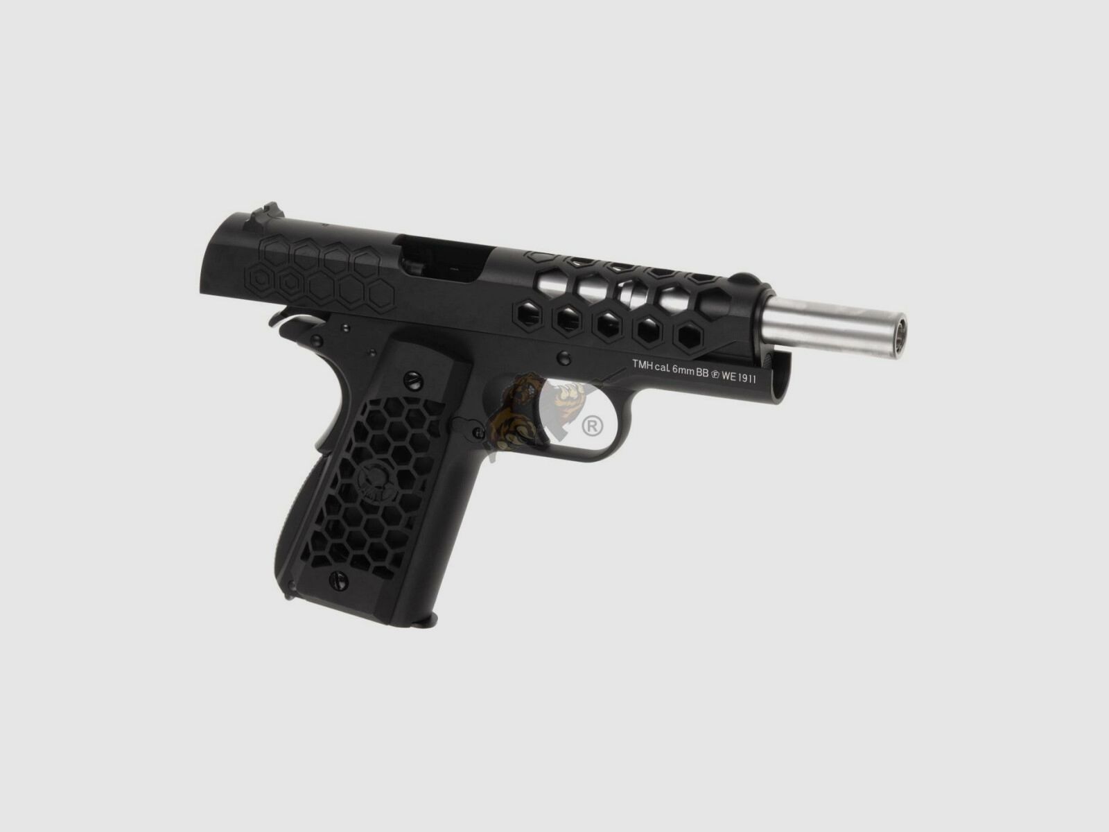 M1911 Hex Cut Full Metal, GBB Czarny -F-