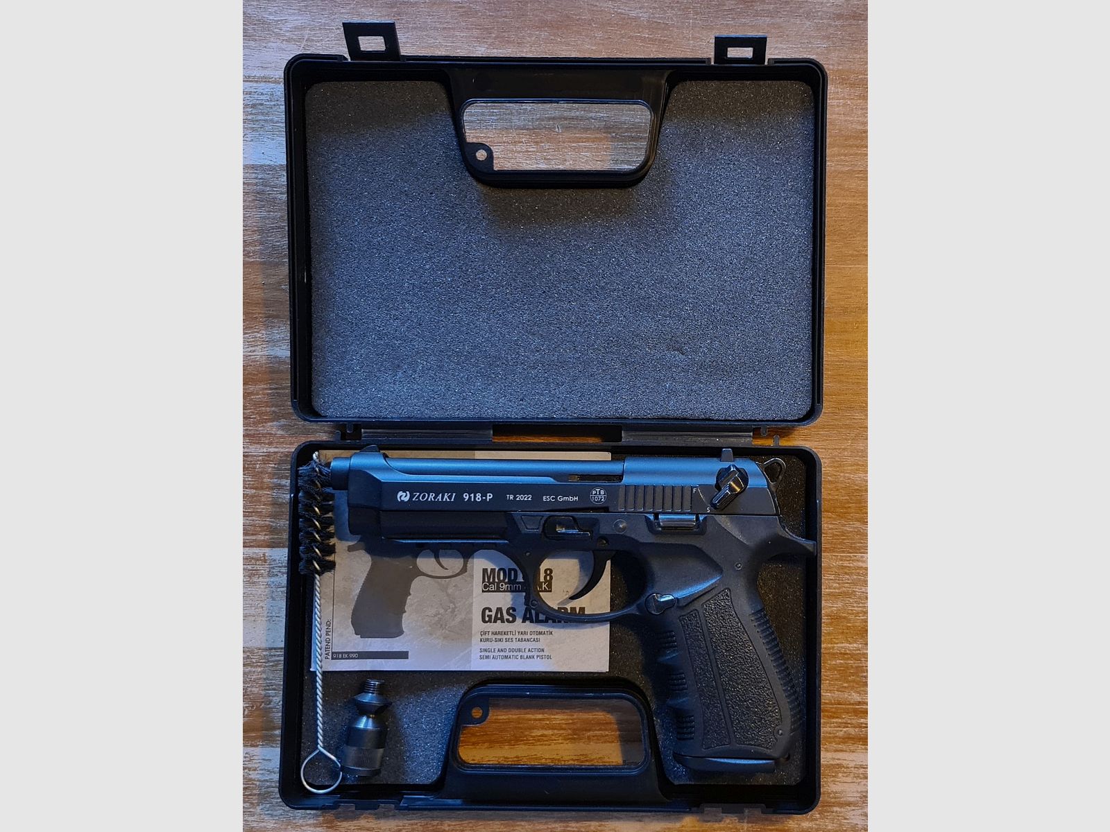 Zoraki 918-P avec accessoires complets