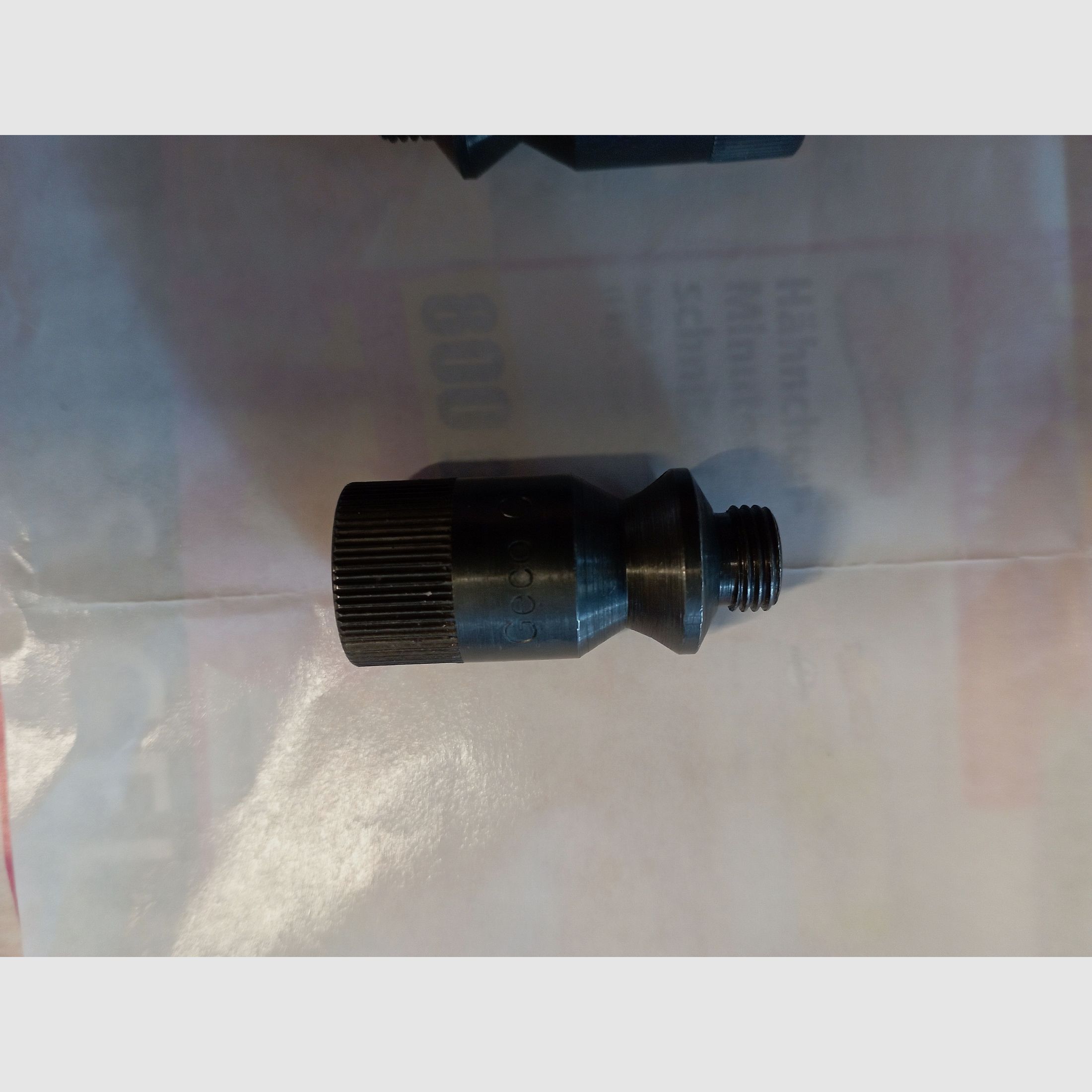 Zusatzlauf / Abschussbecher für Geco Mod. 890 Kal. 9 mm R.K.