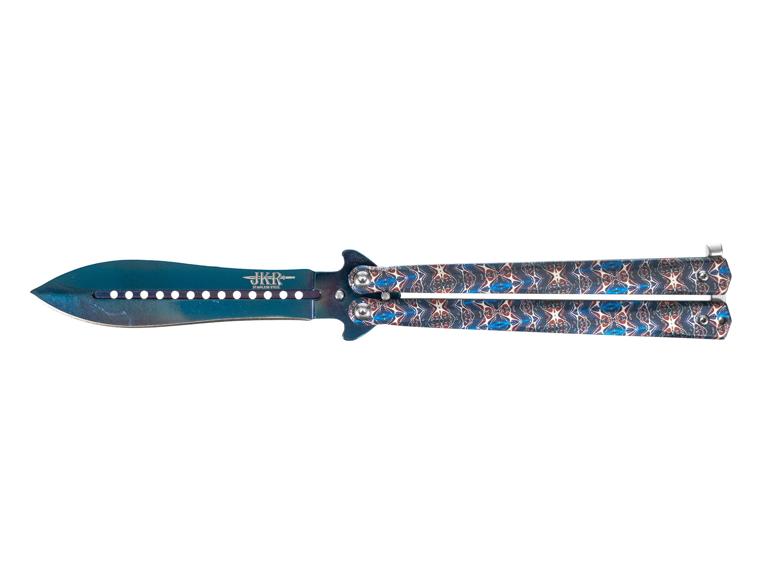 Joker JKR643 Butterflymesser, Damastfarbe (JKR643), Bild 2 von 6