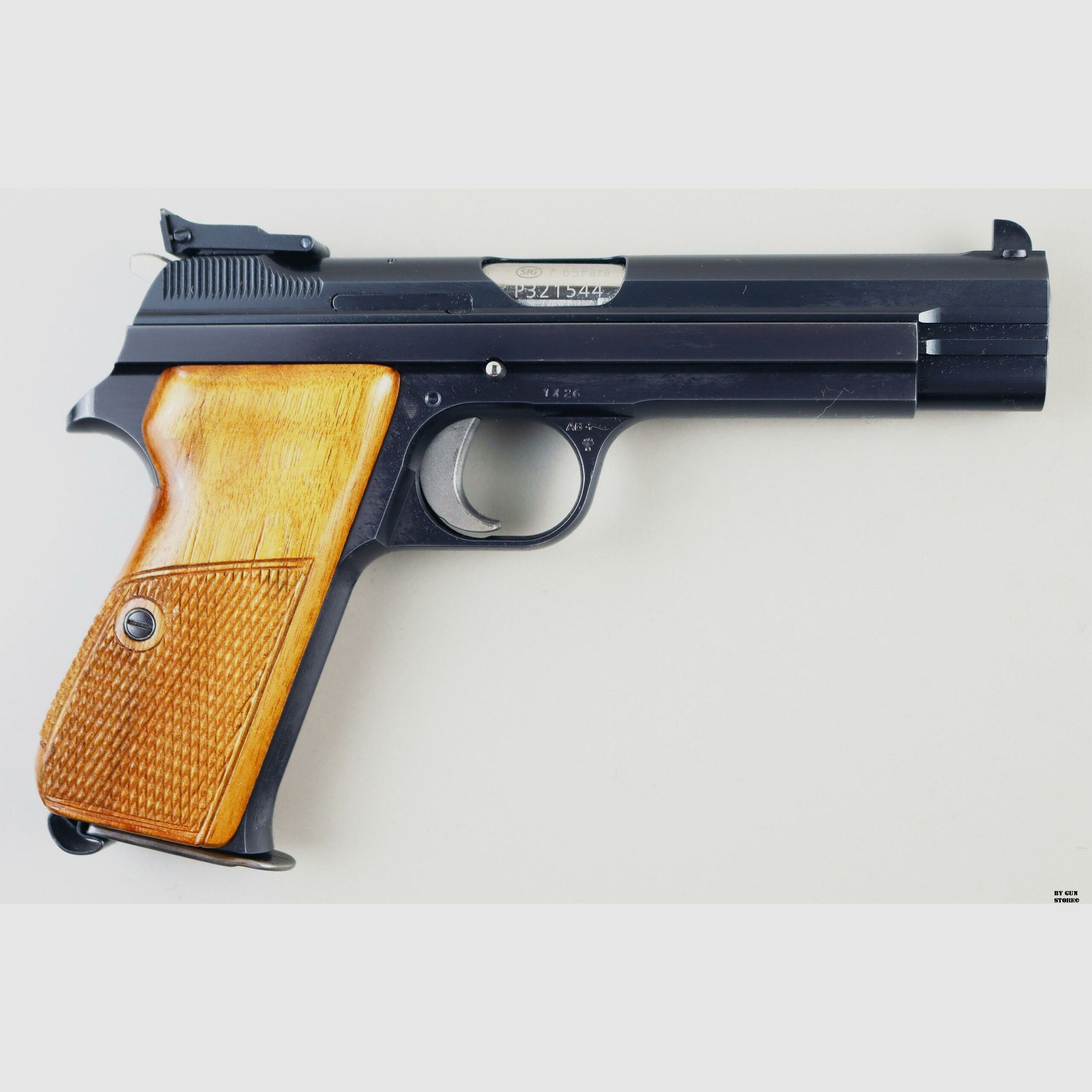 Pistol Sig mod. P210-6 cal. 7.65 para ser. no. P321544, image 3 of 13