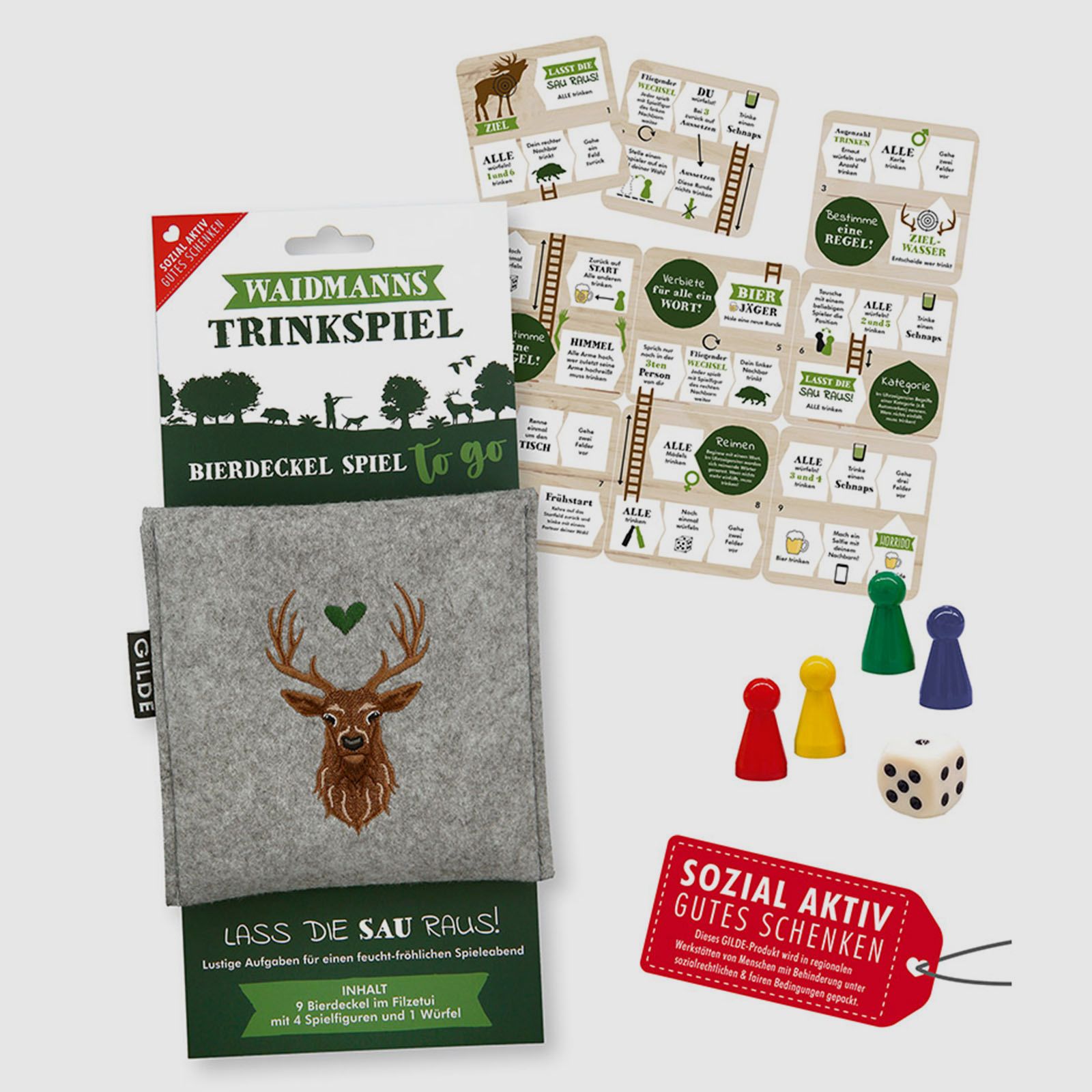 Bierdeckel-Spiel To Go