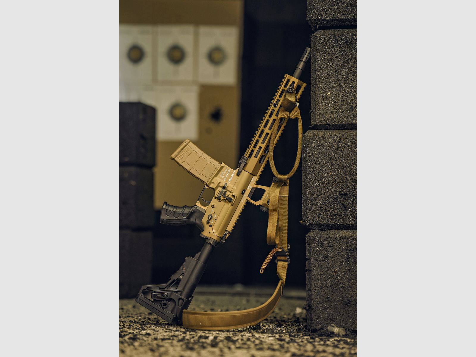 Coreclock DH24 Taktischer Gewehrriemen Coyote H&K Hacken, Bild 2 von 5