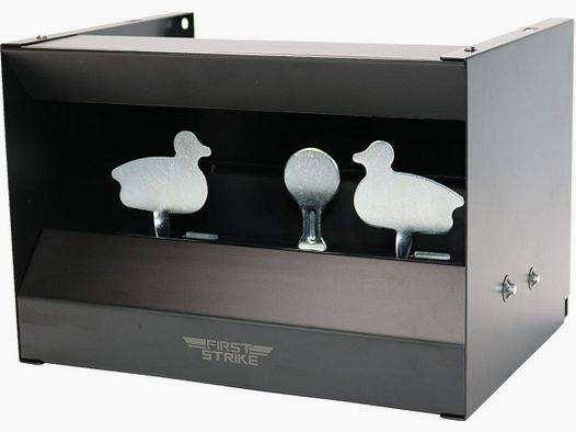 Caja de tiro 2 patos con soporte magnético incluyendo objetivo de reinicio