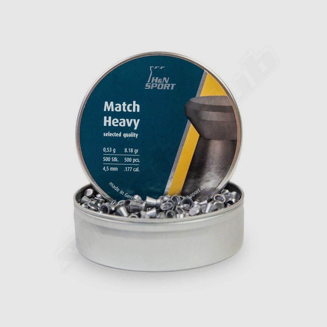 H&N Match Heavy Luftgewehr 4,5mm / 0,53 g / 500 Stk, Bild 1 von 2