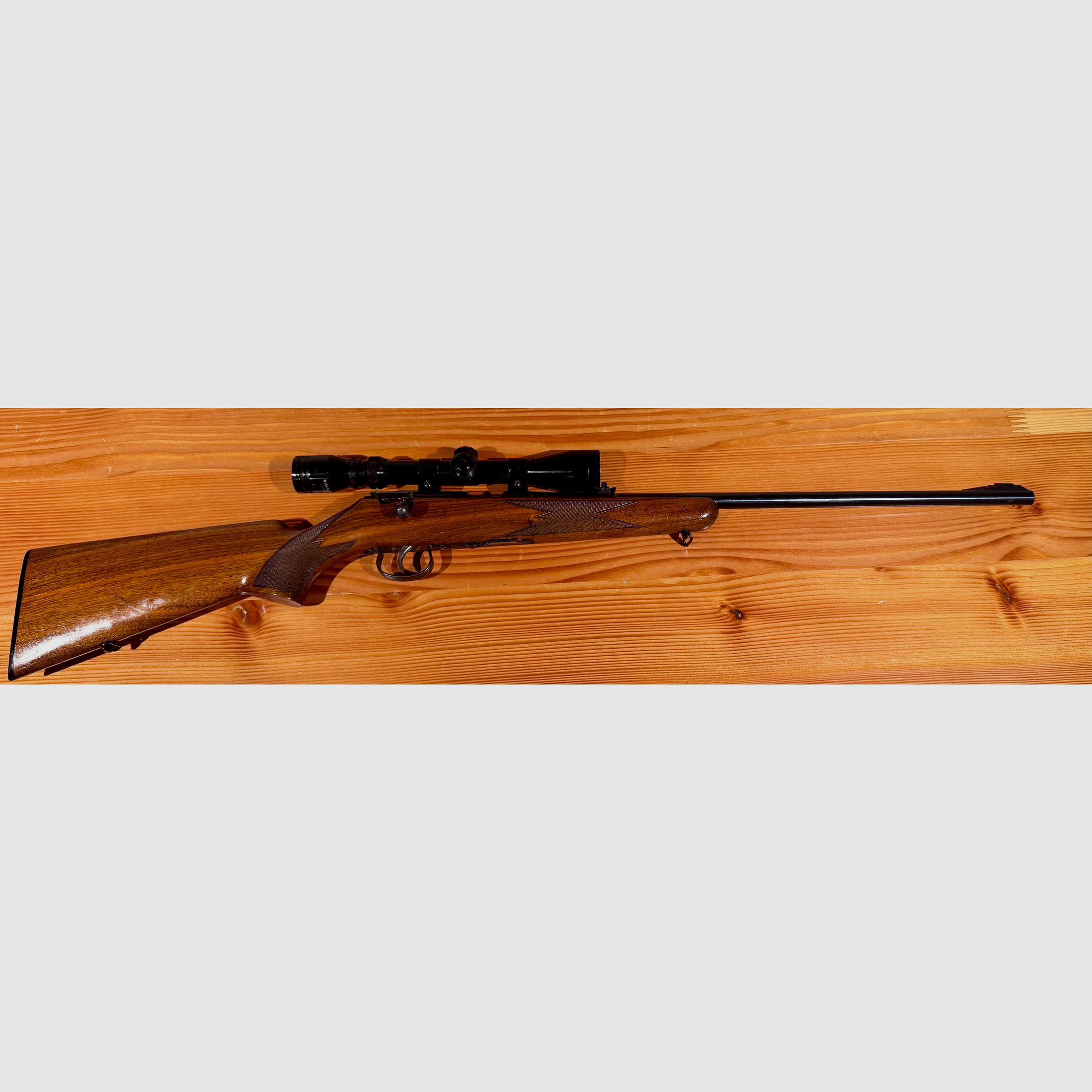 🎯 Präzises Kleinkaliber: Anschütz .22lr inkl. Bushmaster Zielfernrohr