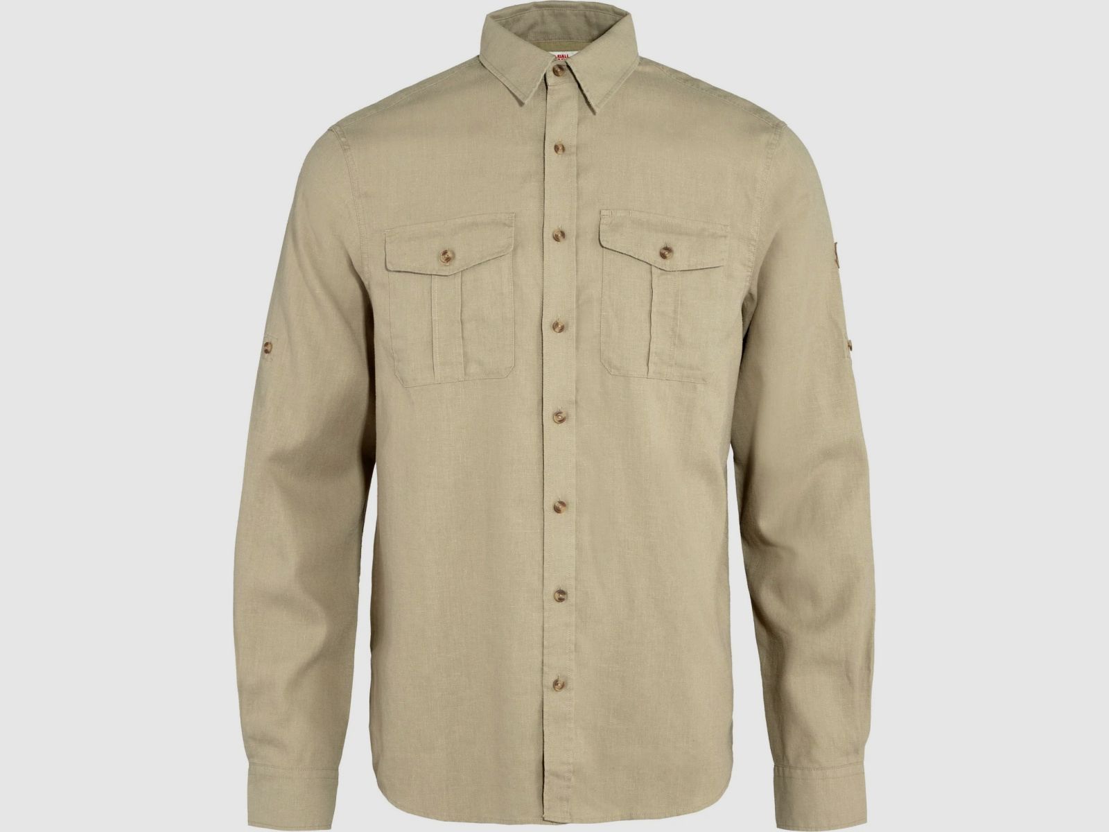 FJÄLLRÄVEN Övik Travel Shirt LS M Sand Stone