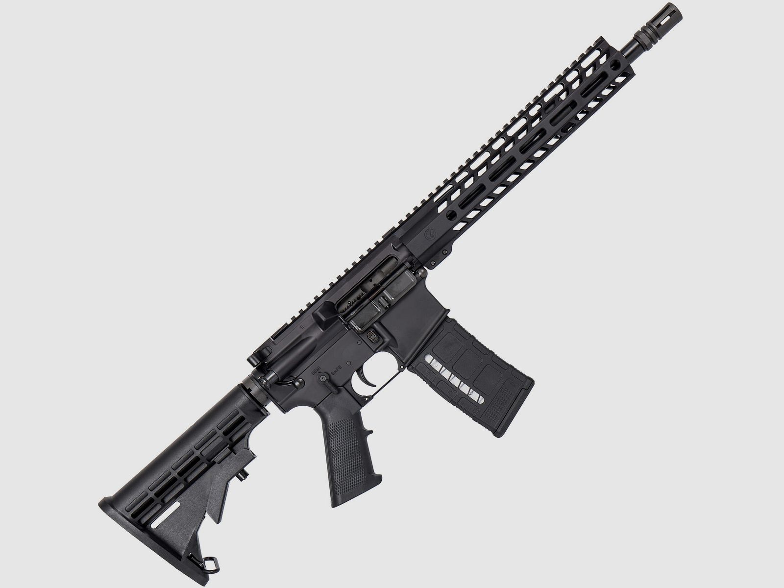 AR-15-karabijn ANDRO CORP ACI-15 BRAVO 12,5" kal. 5,56x45/.223 Rem – Zwart, afbeelding 2 van 7