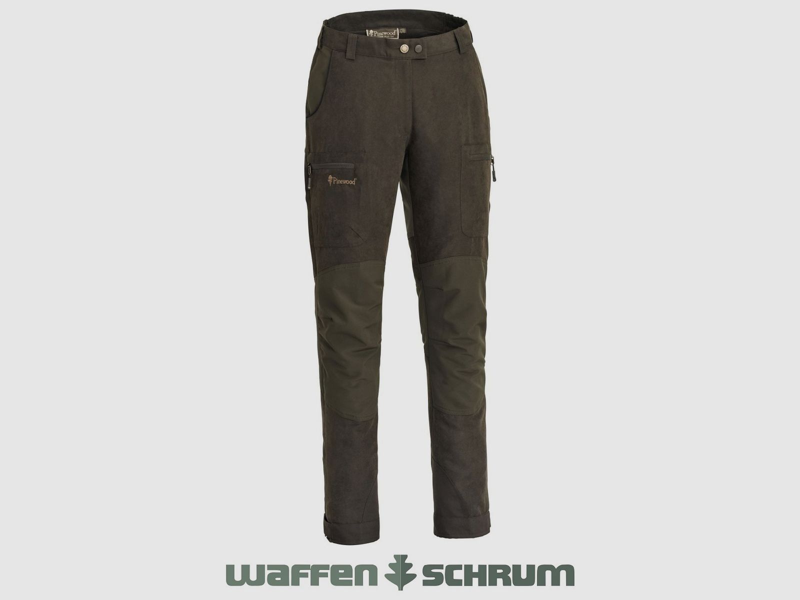 Pinewood Hose Caribou Hunt Extreme Suede brown/ D. Olive