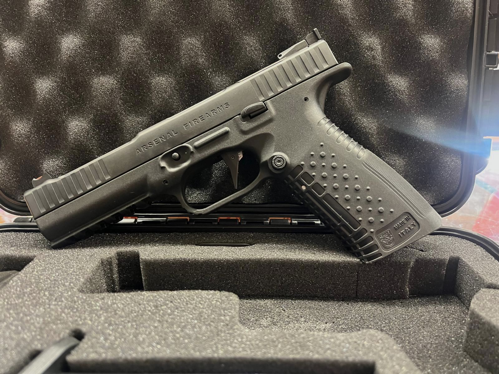 PISTOLA SEMIAUT. ARSENAL SPEED – SCATTO COMPETION, OPTIC READY, CAL.9X21, PISTOLA S.A (Arma Sportiva)/SPEED – COMPETITON TRIGGER KIT, OPTIC READY, CAL.9X19, S.A. PISTOL, immagine 1 di 3