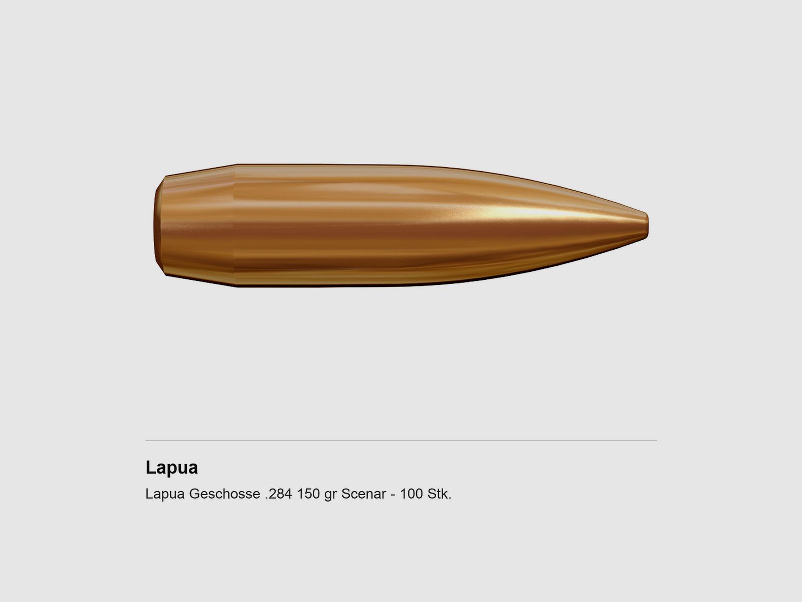 Lapua Proiettili .284 150 gr Scenar – 100 pz.