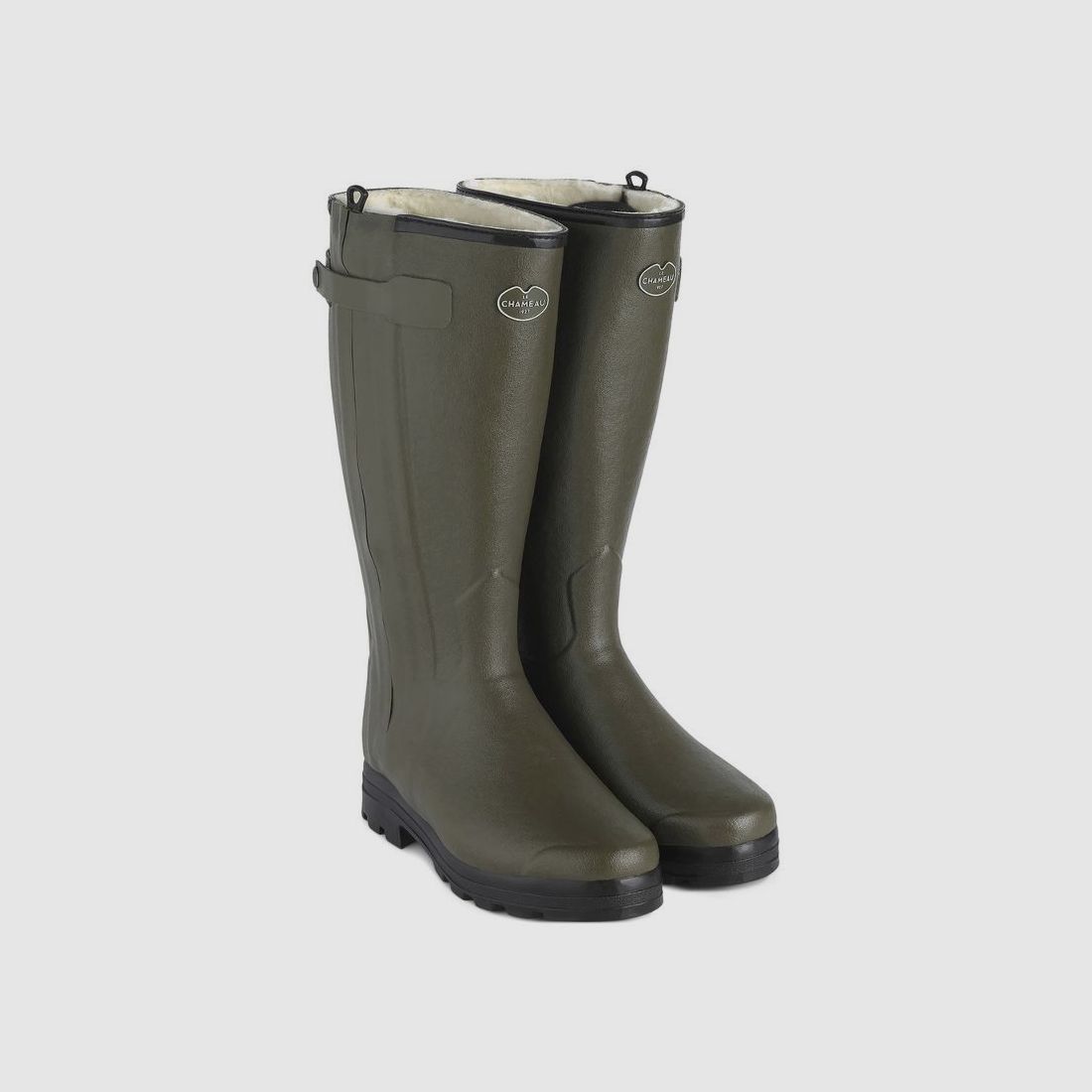 Gumowe buty Le Chameau "Chasseur" z wełnianą podszewką, zdjęcie 2 z 10