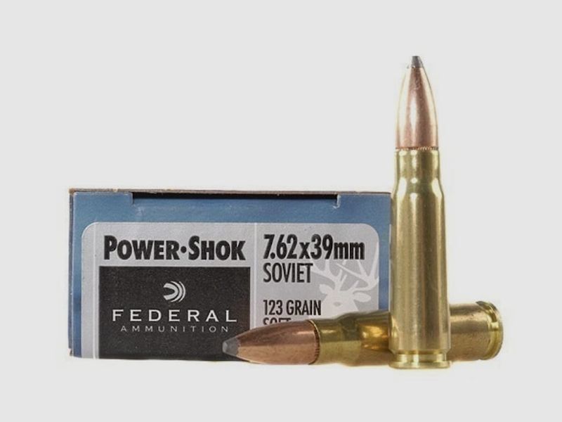 Federal Power-Shok 7,62x39 123GR JSP 20 Patronen