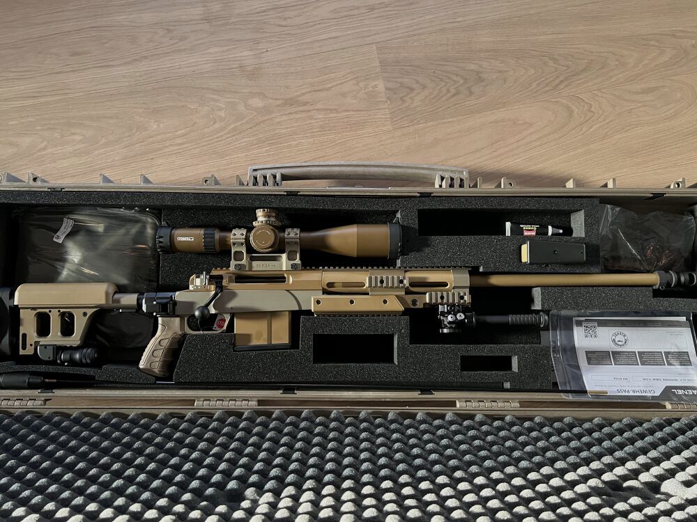 Haenel RS9 mit Steiner M5 XI 5–25x56 MTC LT MSR-2 u. Zubehör