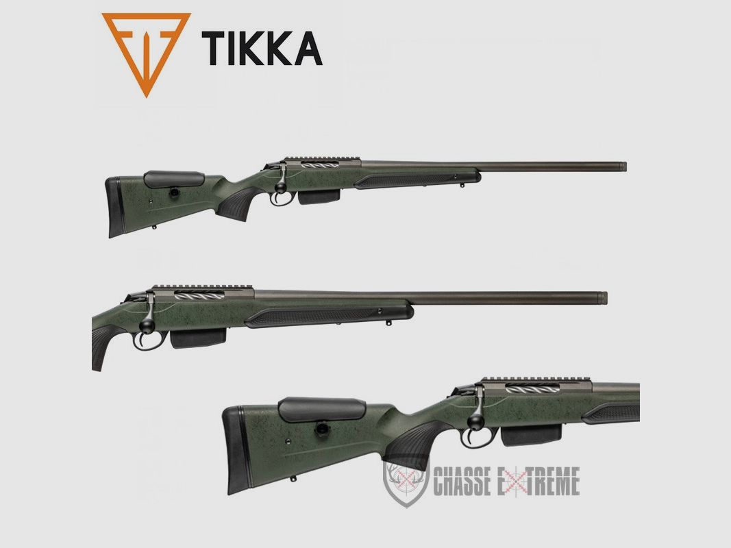 TIKKA T3X Super Varmint Tungsten Cerakote Green 24"