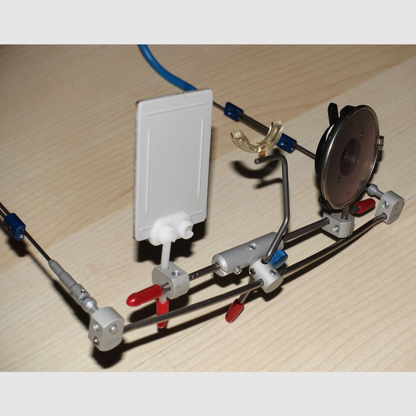 RESERVIERT! Profi MEC Schießbrille mit Knobloch Irisblende, Vario Lens 2 plus, usw., NP 600,-